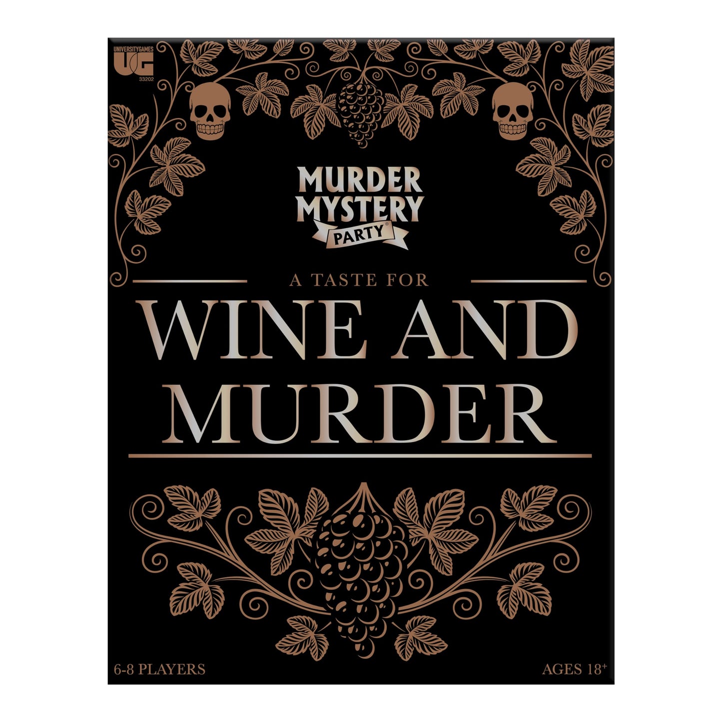 University Games | Murder Mystery Party: A Taste for Wine & Murder – Host Your Own Night of Intrigue