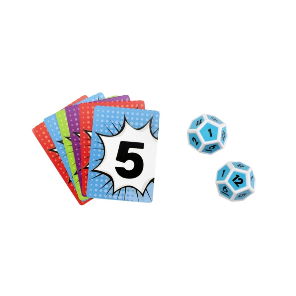 University Games Scholastic Math Match Travel Dice Game – Mental Math Reinforcement for Kids (Ages 5+)