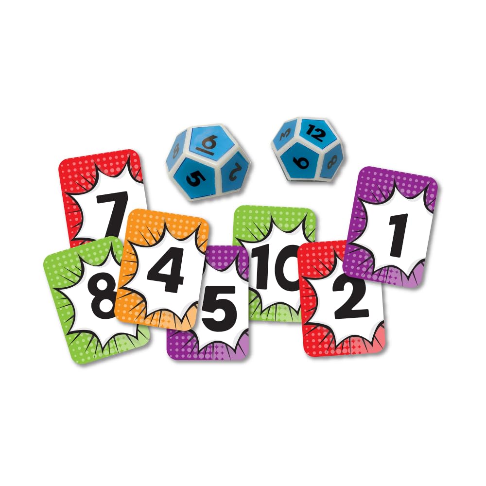 University Games Scholastic Math Match Travel Dice Game – Mental Math Reinforcement for Kids (Ages 5+)