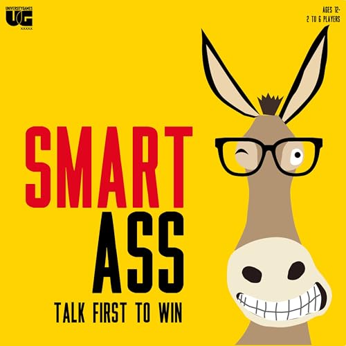 University Games Smart Ass Trivia: The Ultimate Who, What, Where Party Game | Ages 12+ | 2-6 Players