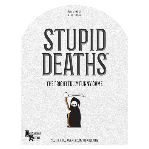 Stupid Deaths The Party Game - University Games (Ages 12+) 01404