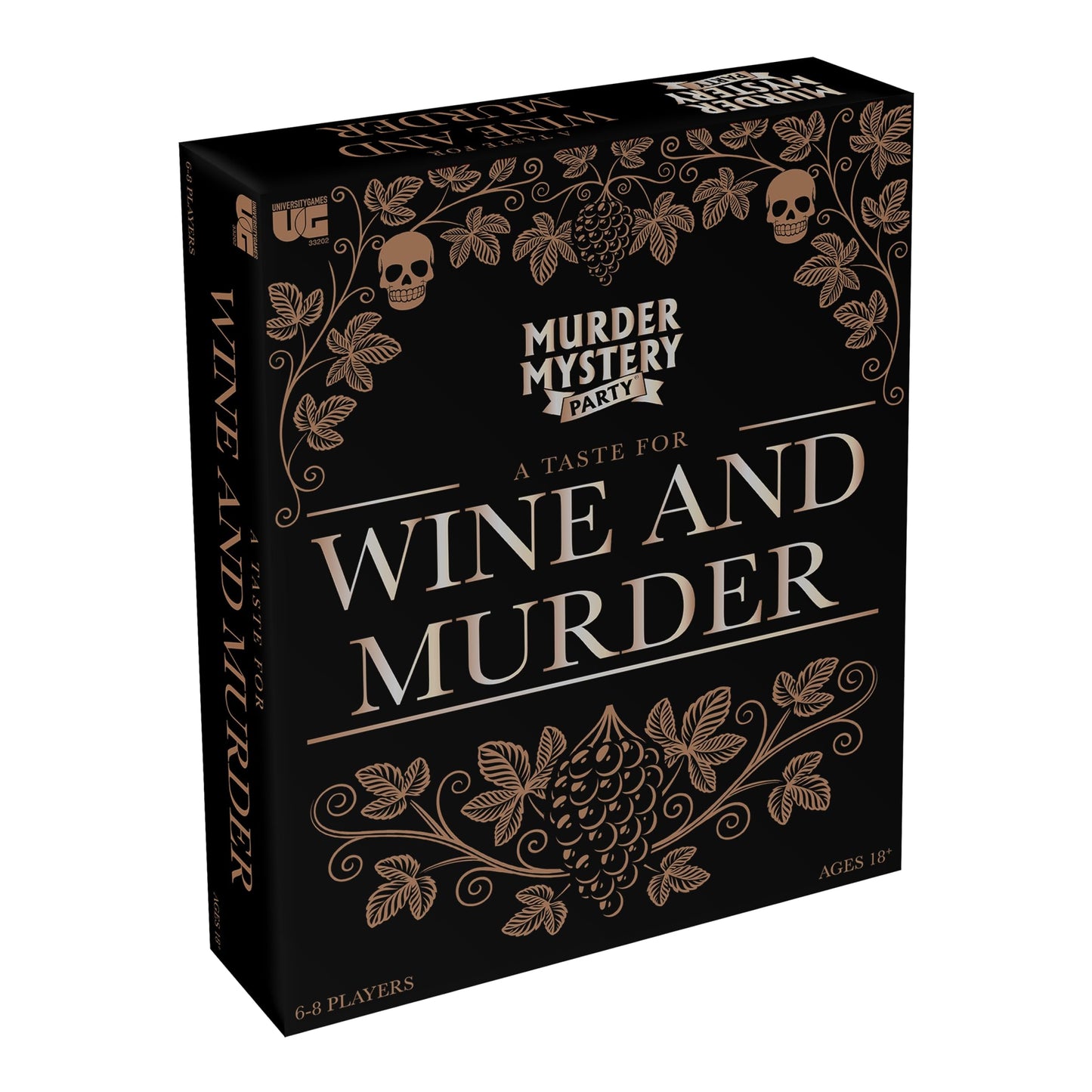 University Games | Murder Mystery Party: A Taste for Wine & Murder – Host Your Own Night of Intrigue