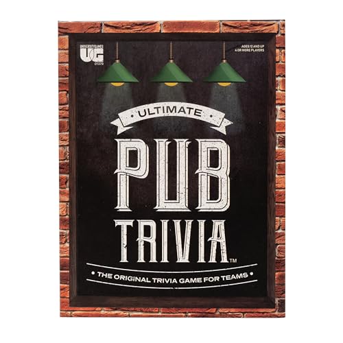 University Games Ultimate Pub Trivia - Team Trivia Game for 4+ Players (Ages 12+)