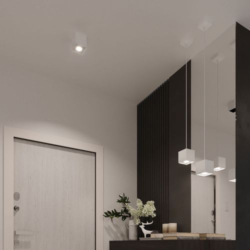 مصباح سقف من الألمنيوم بتصميم عصري رباعي GU10
