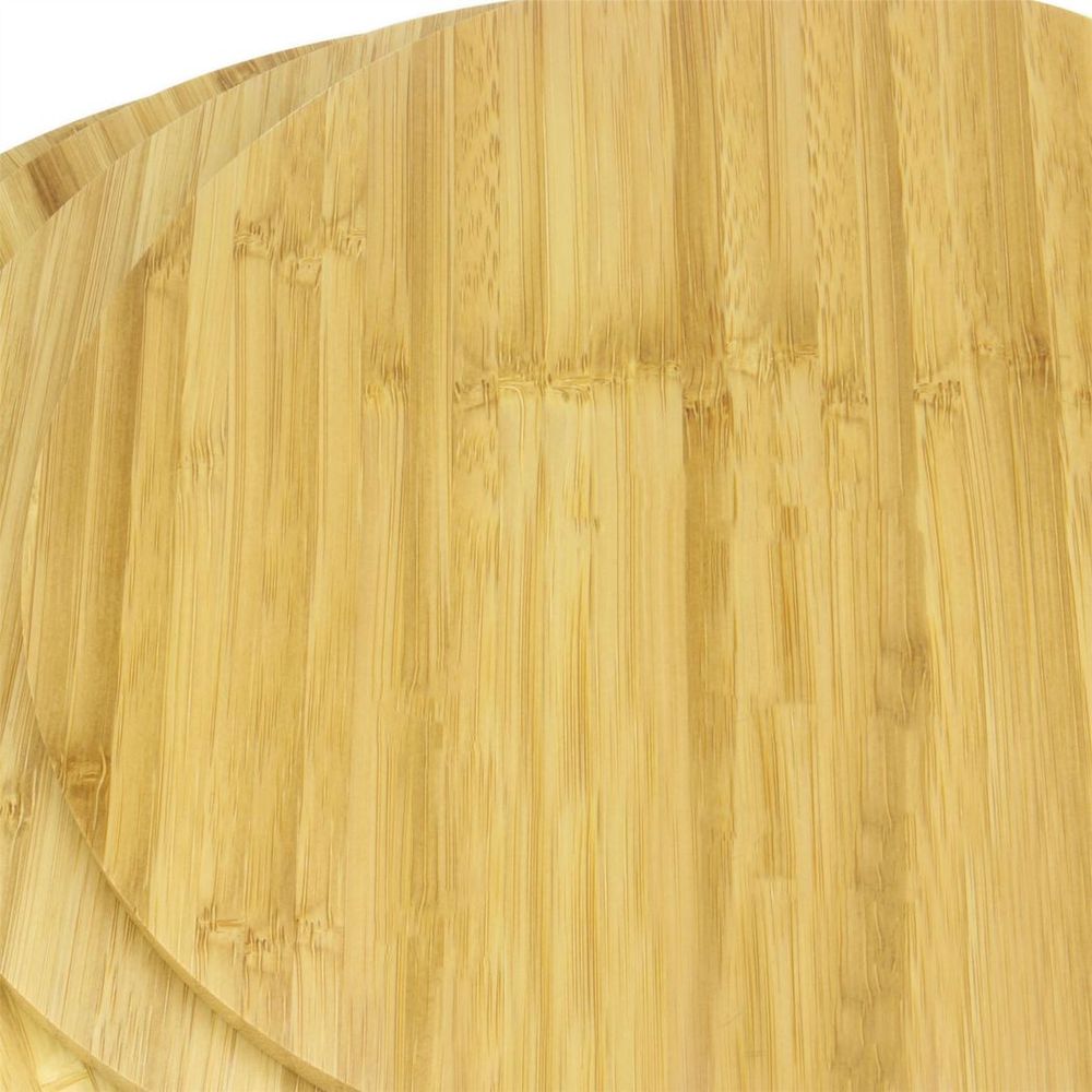 Bamboo Circle Placemats & Coasters - Set of 4 | M&W