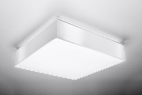 مصباح سقف هوروس 45 مربع أبيض بتصميم لوفت LED E27