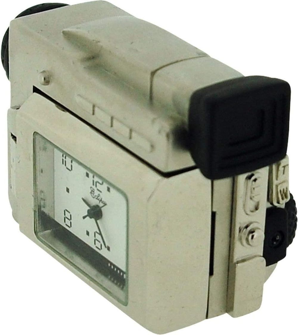 Silver Plated Mini Camera Clock - High Quality and Stylish - Clearance Sale - Limited Stock