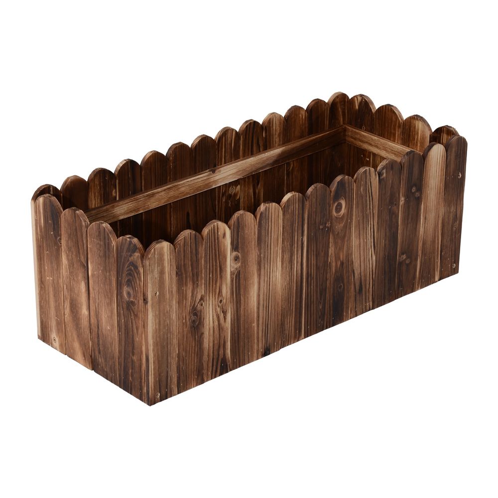 Fir Wood Flower Vegetable Planter | Chemical-Free | Easy Assembly | Ideal for Small Spaces
