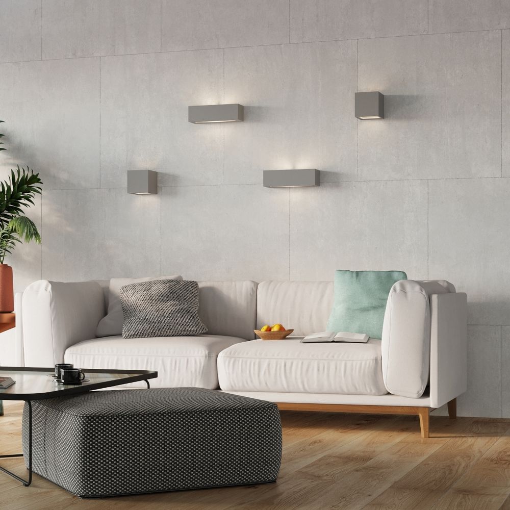 Vega Wall Lamp - Modern Design, Ceramic & Glass, E27 Socket