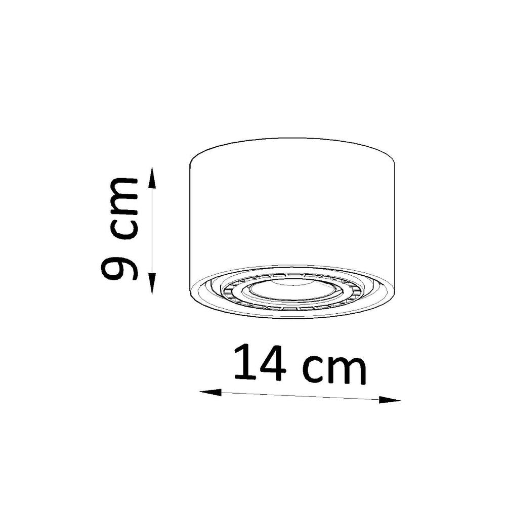 Industrial Concrete Ceiling Lamp - High-Quality and Stylish GU10 Design