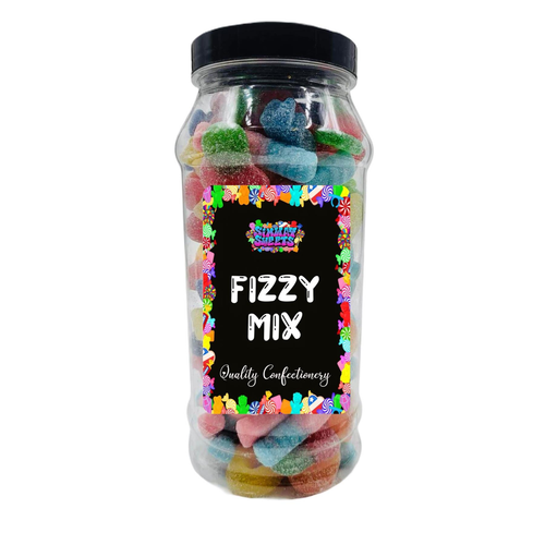 Fizzy Mix Retro Sweets Gift Jar - 620g