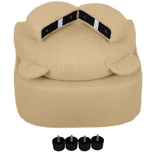 AIYAPLAY Kids Armchair, Bear Shaped Toddler Chair for Bedroom