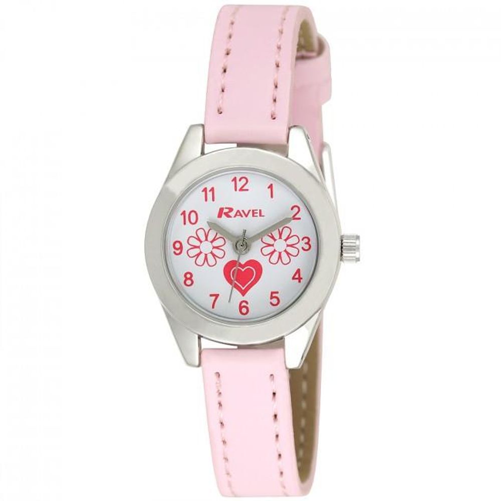 Ravel Little Gems Hearts Set - Watch, Necklace & Bracelet - Clearance! Recharge Needed - Top Seller
