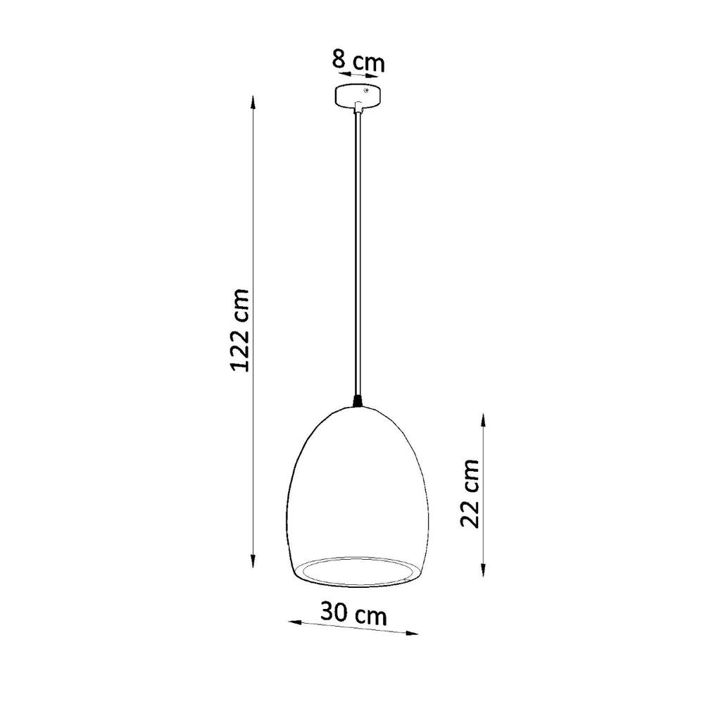 Flawiusz Ceramic Pendant Lamp - Modern Design - E27