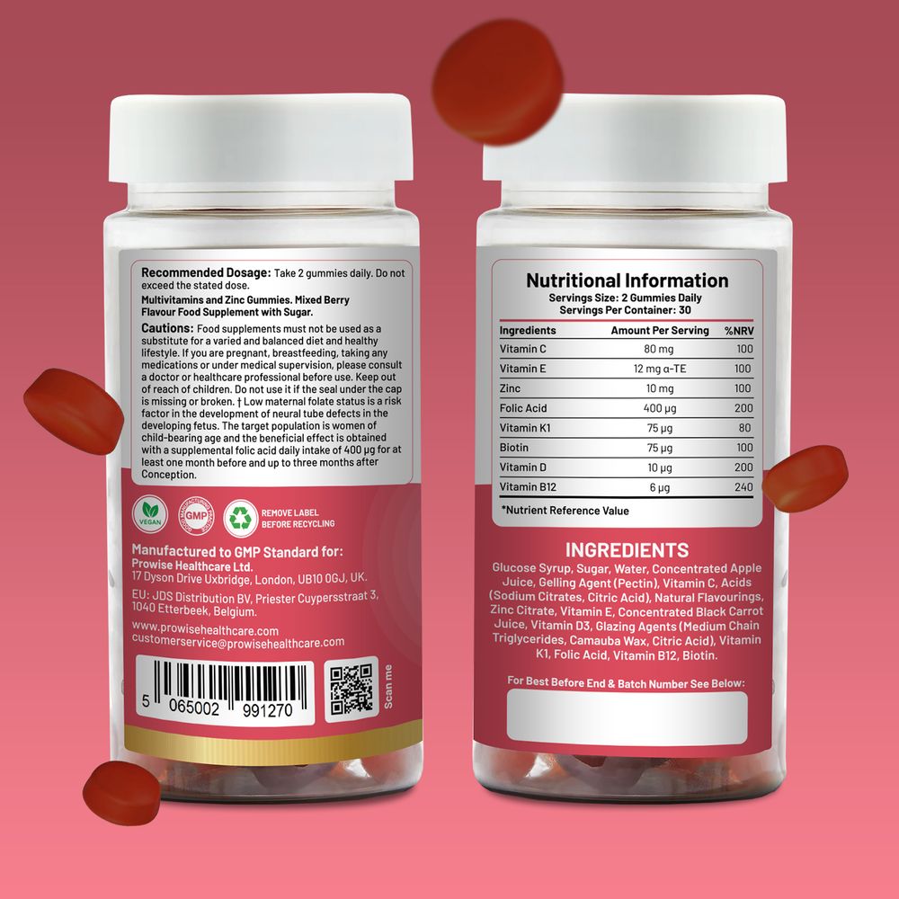 Enhanced Prenatal Care Gummies | Vegan Pro Gummies | Top-quality