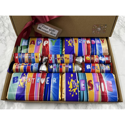 Fun Novelty Birthday Chocolate Wrapper Gift Box - Bestie