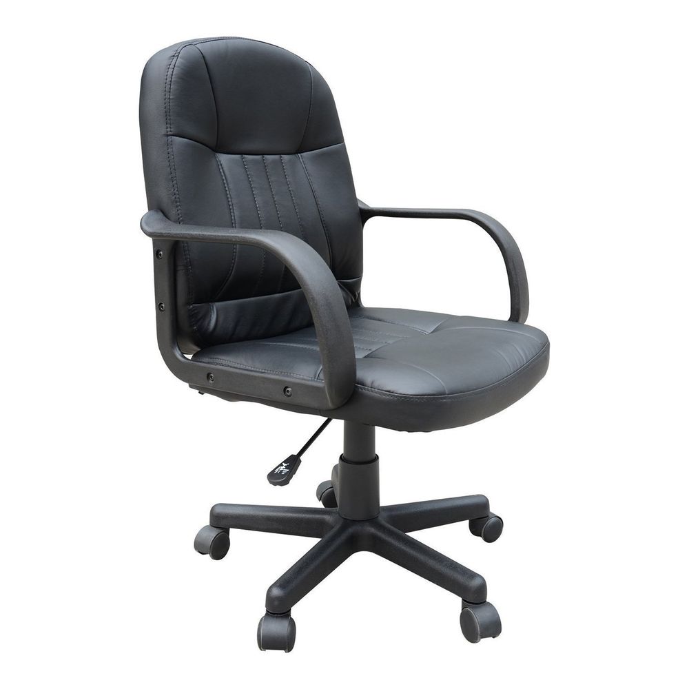 Luxurious Ergonomic Office Chair with Adjustable Height, Padded Seat, and 360° Swivel Base