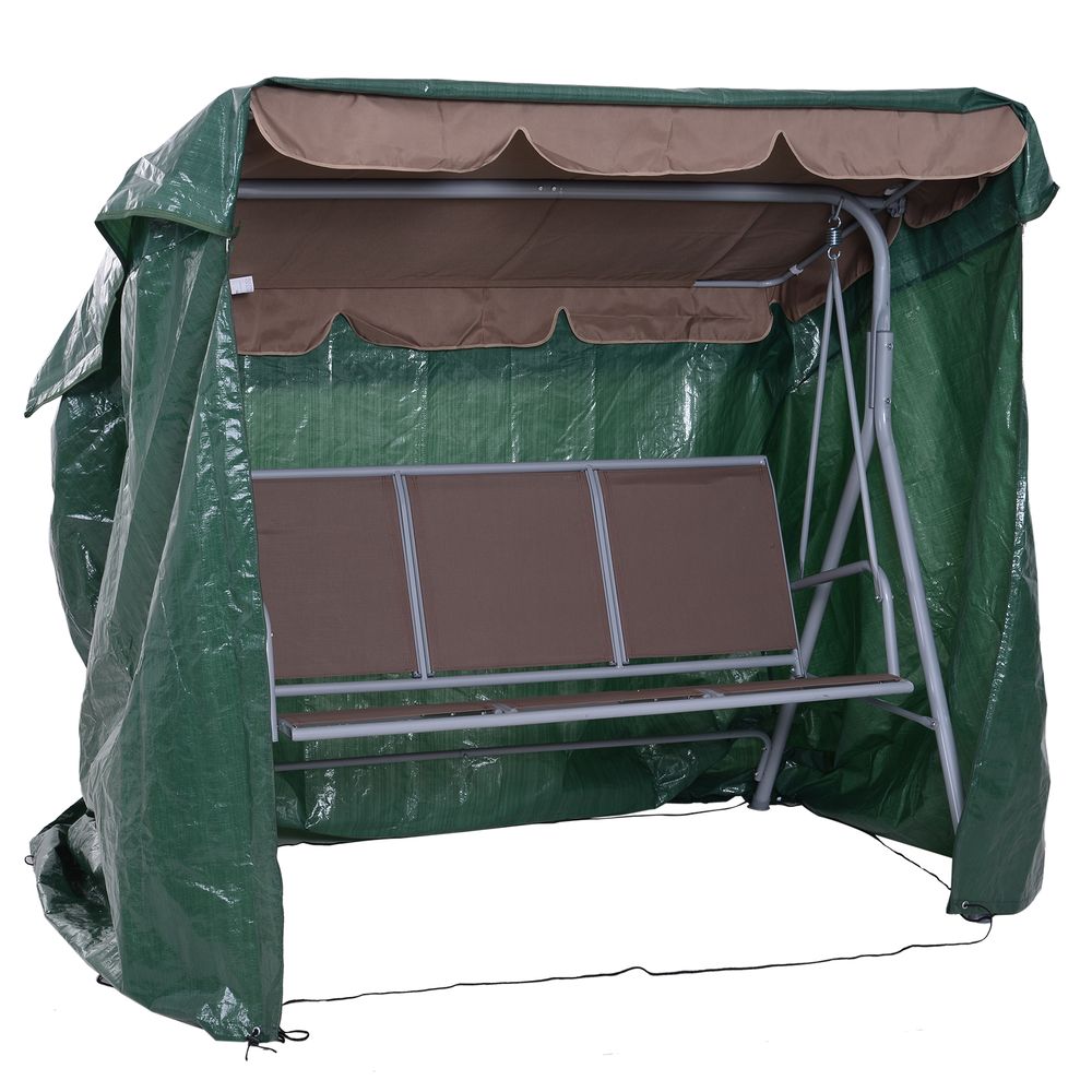 Premium Outdoor Swing Chair Cover | Protects from Wind, Rain, UV | High-Quality, Heavy-Duty | Easy to Use | Large Size