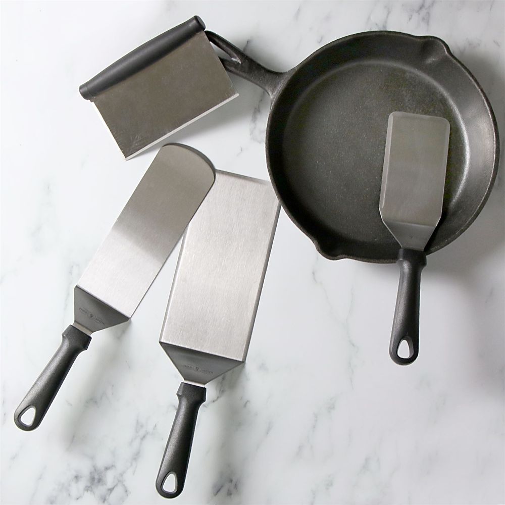 Premium 4pc. Stainless Steel Spatula Set | High Quality | Maison & White