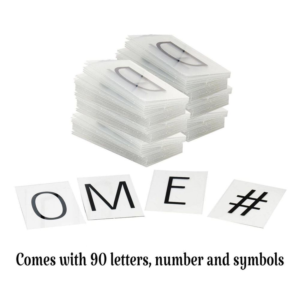 Cinematic Light Box A4 90 Letters, Numbers, Symbols AS-94271