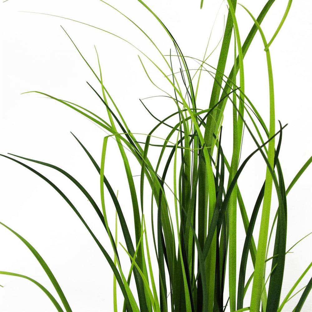 60cm Artificial Grass Plant With Peach Dusty Pink Ceramic Planter