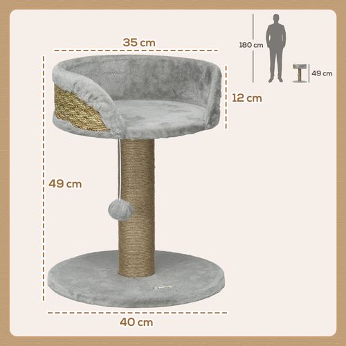 PawHut Cat Tree Tower Activity Centre with Scratching Posts