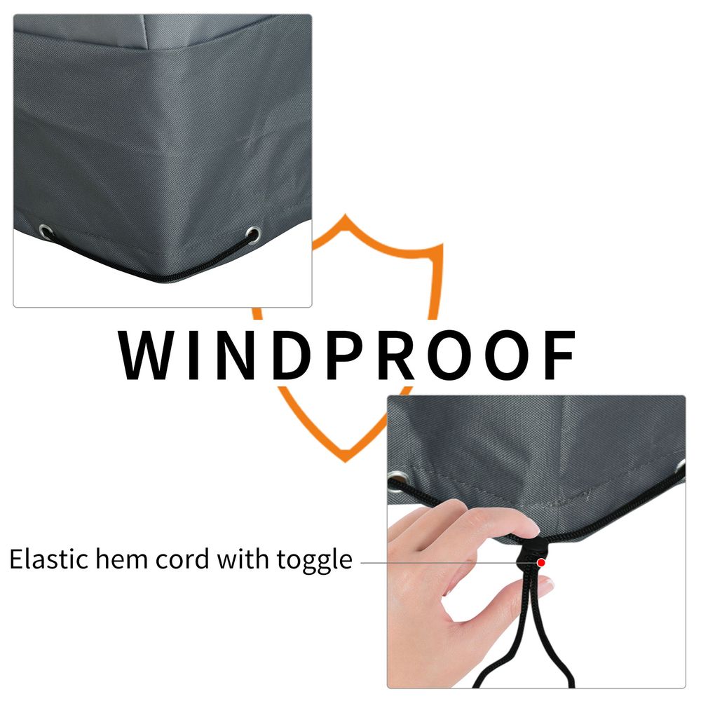 Premium 600D Outdoor Furniture Cover | Water & UV Resistant | 190x72cm | Protect Your Set