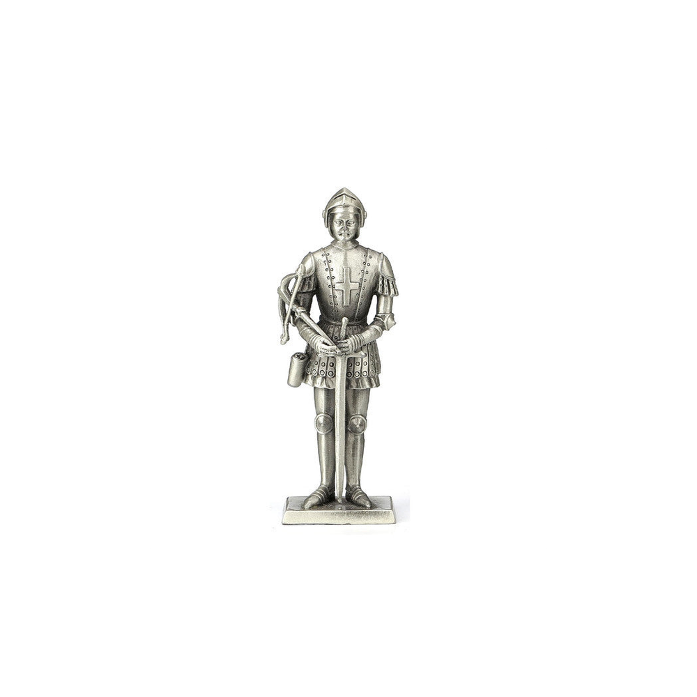 Knight With Crossbow (hand-cast statue sculpture) 11cm Height