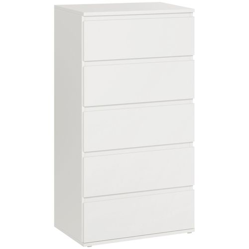 5 Drawer Cabinet Storage Cupboard Sideboard Organiser Living Room White