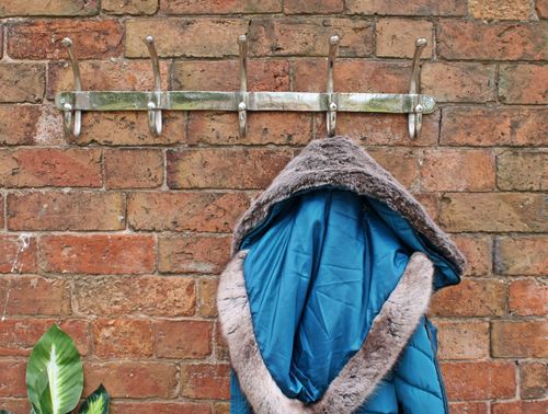 Metal Five Hook Coat Hanger 70cm