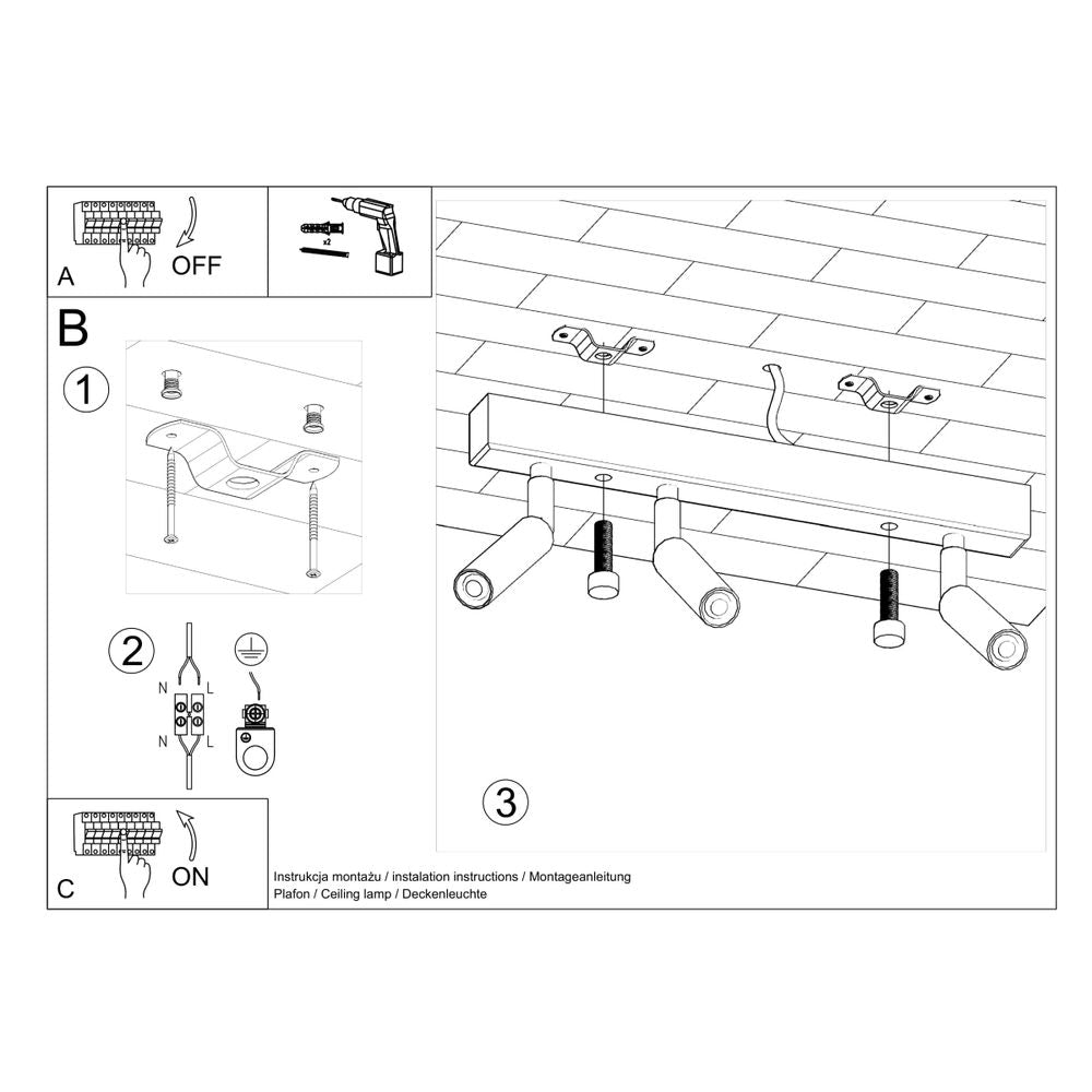Premium Steel Ceiling Lamp - Eyetech Modern Design - High Quality G9 Bulb