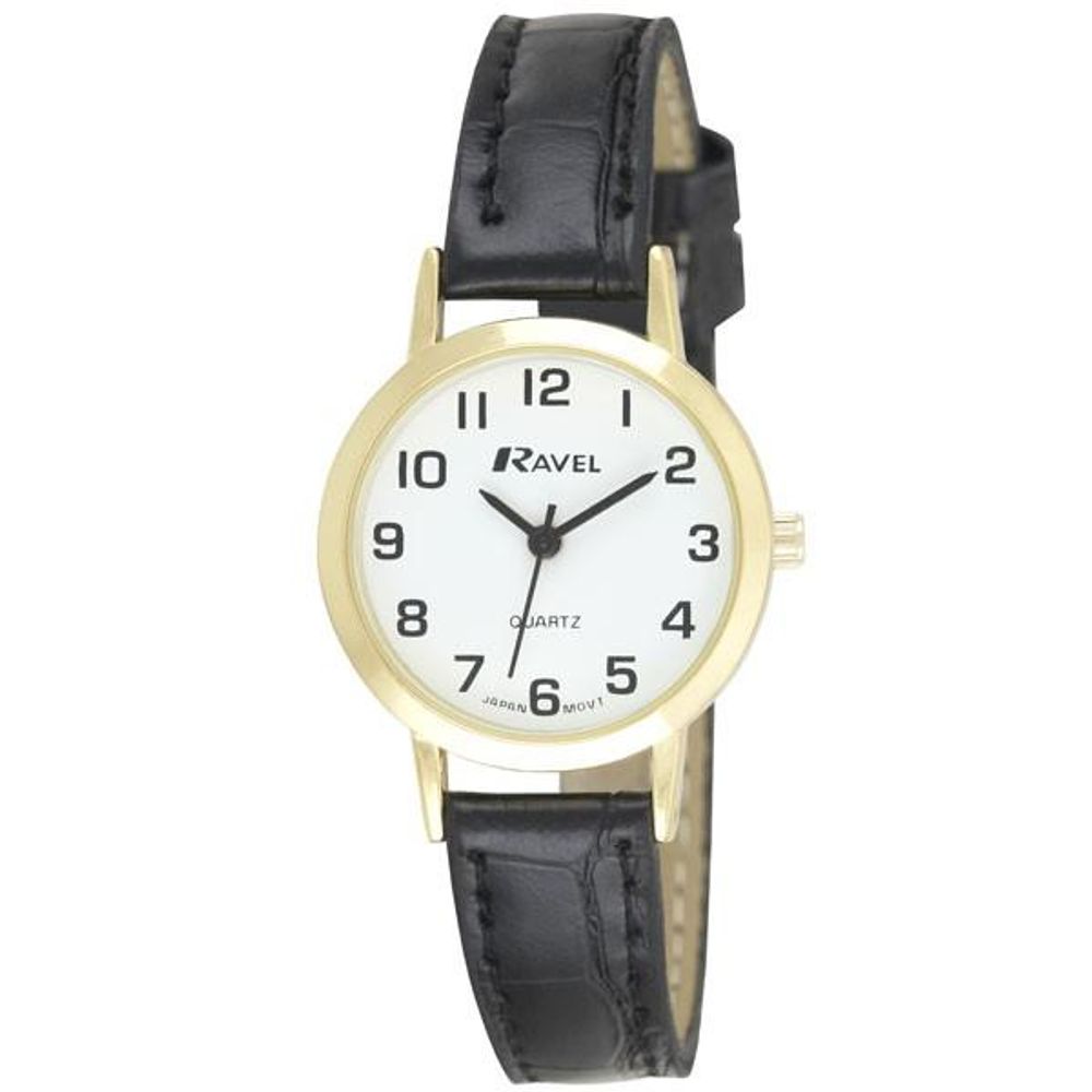 Stylish Ravel Ladies Leather Strap Quartz Watch - High Quality & Attention to Detail