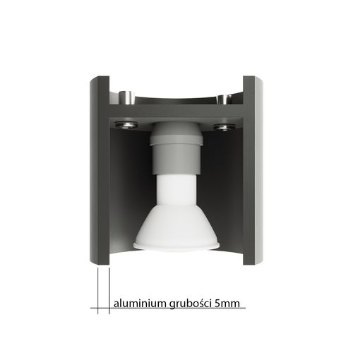 Pendant lamp aluminum Orbis modern Design GU10