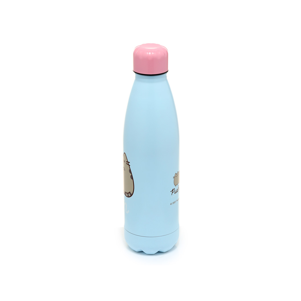 Reusable Stainless Steel Insulated Drinks Bottle 500ml - Pusheen the Cat Foodie