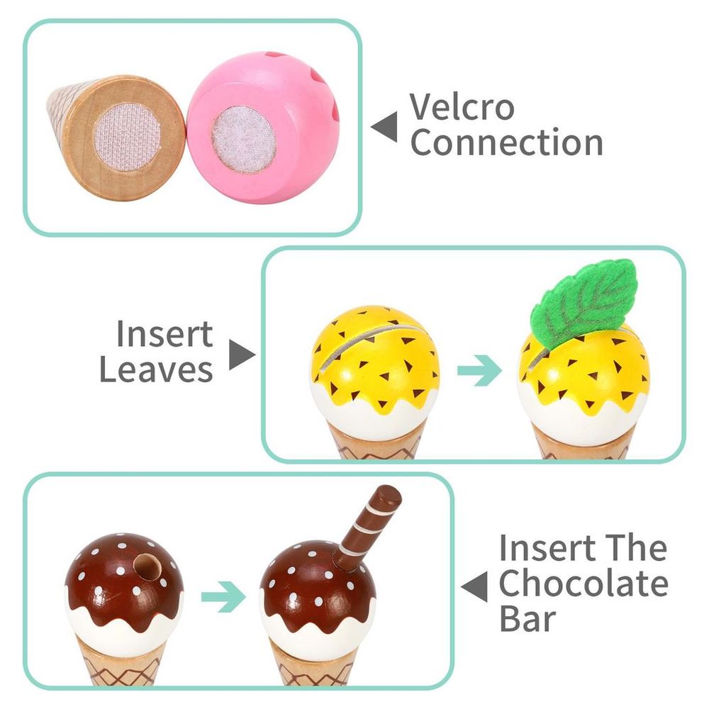 SOKA Mini Ice Cream Shop 0000477 – Colorful, Educational Playset