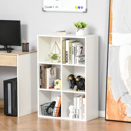 HOMCOM Cubic Cabinet Bookcase Storage Shelves for Home Office
