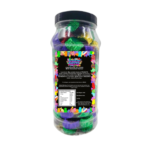 Milk Chocolate Icy Cups Retro Sweets Gift Jar - 415g