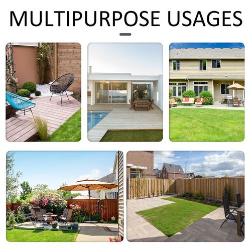 Outsunny 6 Pieces Outdoor PE Rattan Garden Furniture Set with Three-seat, Armchairs and Footstools, Patio Wicker Dining Sets w/Glass Top Dining Table, Soft Cushion, Mixed Grey