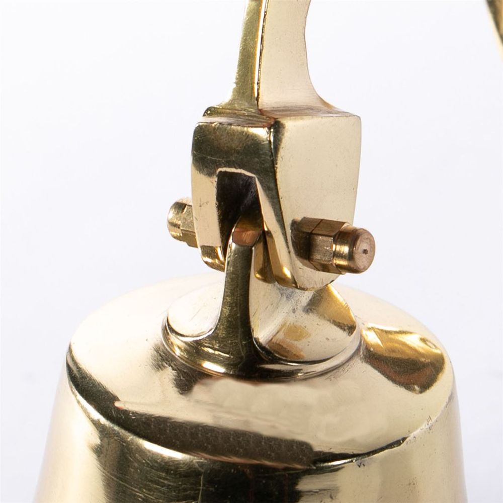 Vintage Gold Ship Bell | Wall Mounted | M&W | High Quality | Perfect for Home or Bar Use