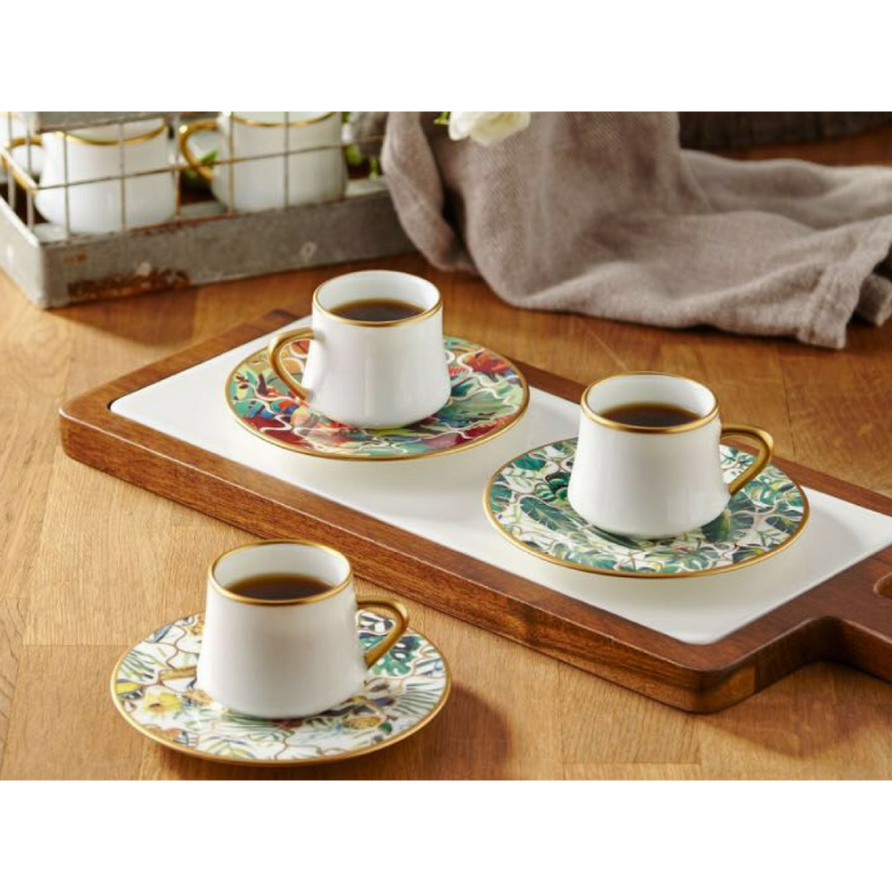 Sufi Coffee Cup and Saucer - Amazon Brasil - 90 cc