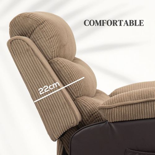 HOMCOM Power Lift Riser and Recliner Chair with Remote Control