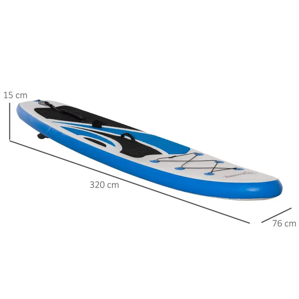 Ultimate 10ft Inflatable Paddle Board Kit, Non-Slip Deck, Adjustable Paddle - Perfect for Fishing, Surfing, and Yoga