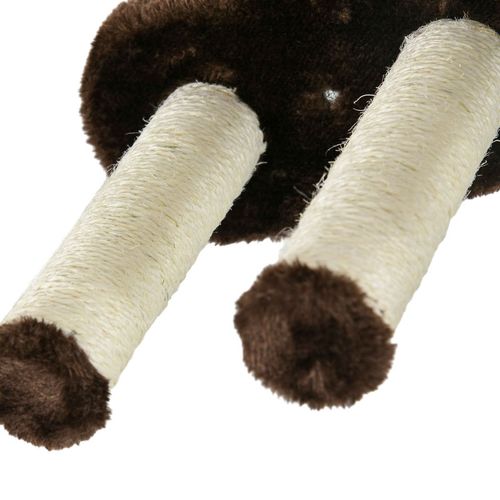 PawHut 4PCs Wall Mounted Cat Tree Cat Wall Shelves W/ Scratching Post