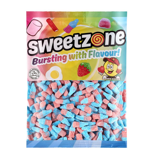 Fizzy Blue Bottles 1kg Bag Sweets