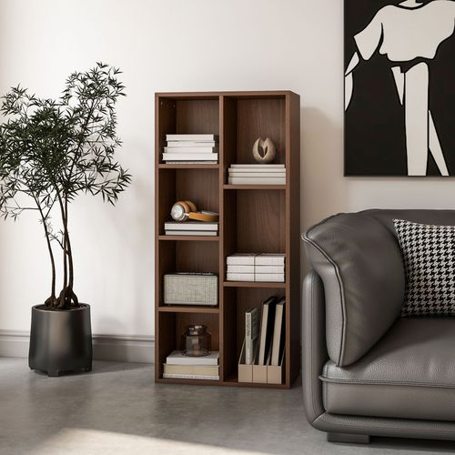 HOMCOM Bookcase Modern Bookshelf Cabinet for Home Office