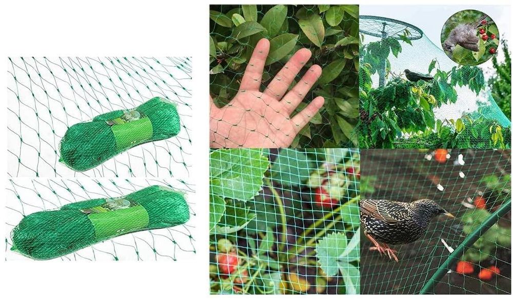 Bird Netting for Garden 2 PACK, 10x2M Ft. Heavy Duty. Protect Plants, Peas, Tomatoes