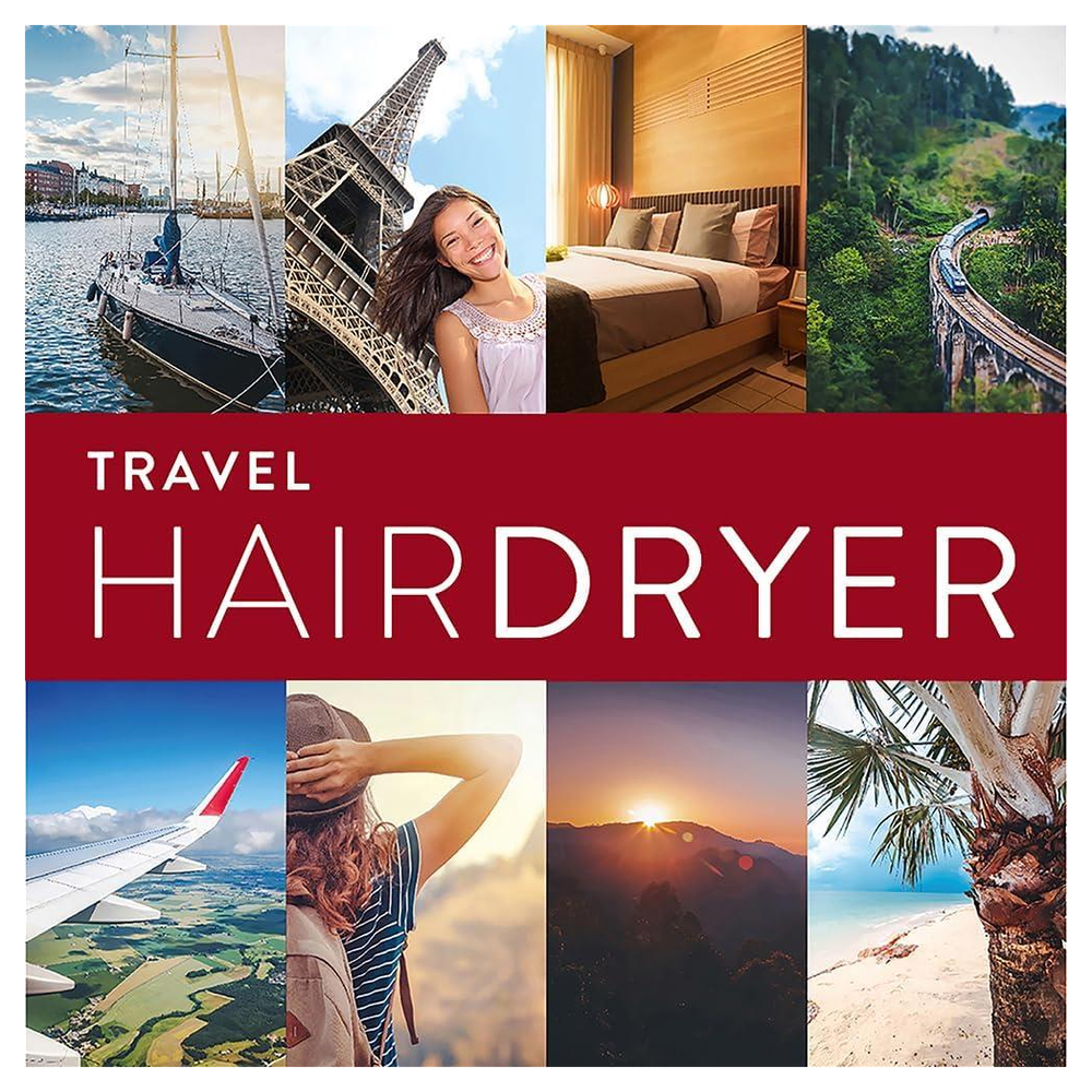 Top-Quality Paul Anthony 1200w Travel Hair Dryer - Ultimate Portability & Style!