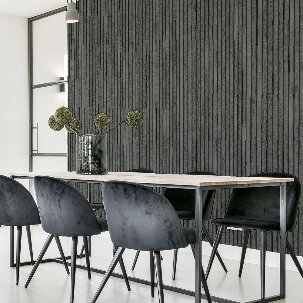 Premium Charcoal Grey Wood Slats - Top Quality, Professional Seller!