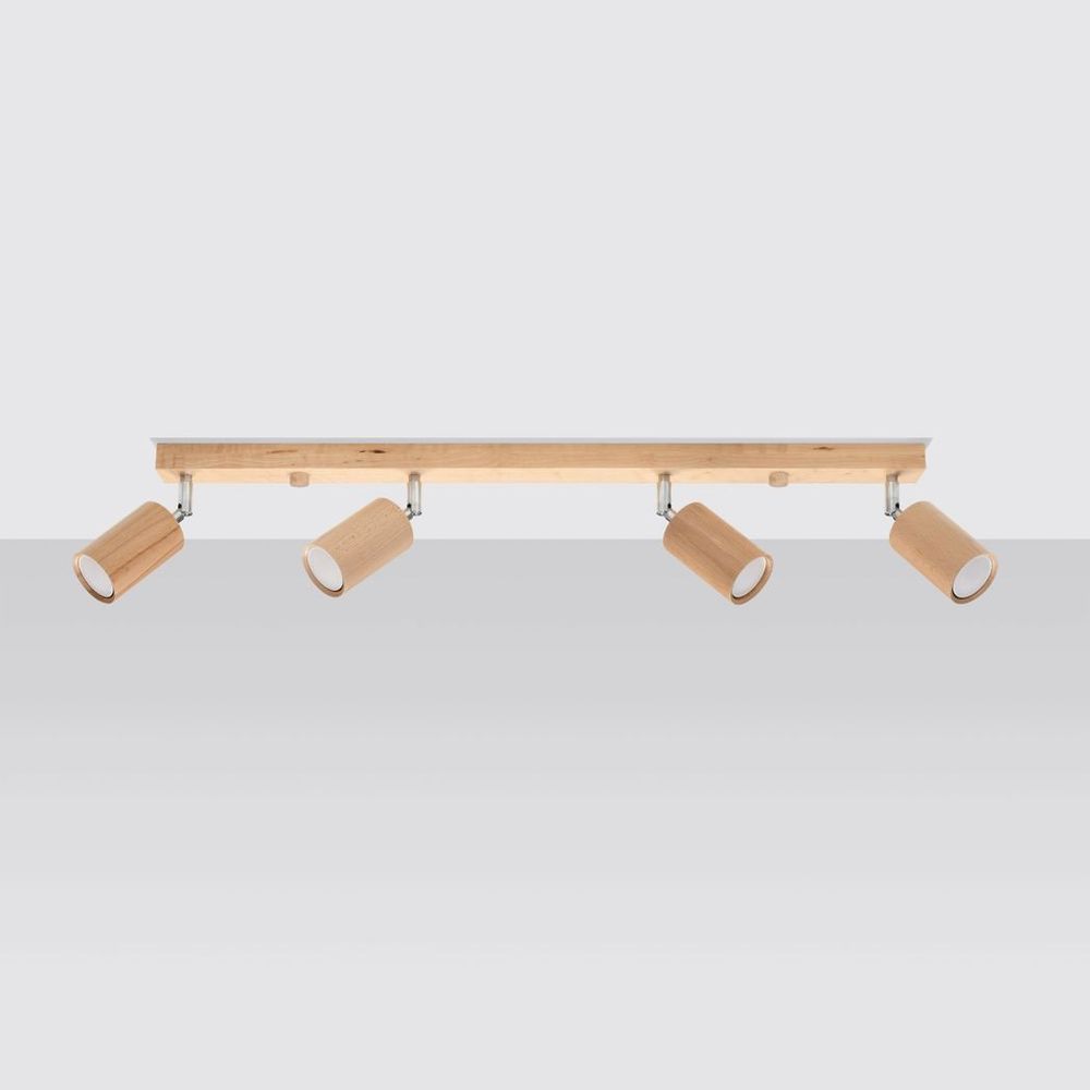 Ceiling lamp wood Berg Scandinavian Design GU10
