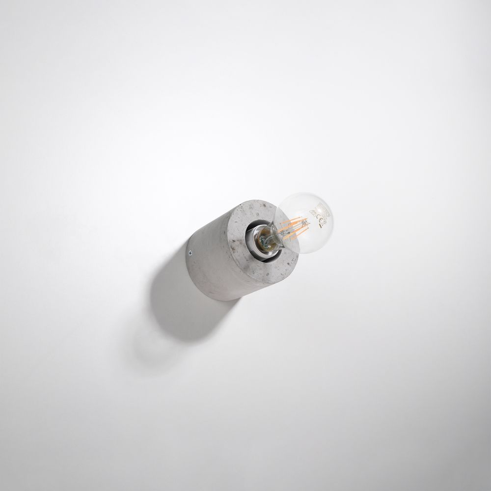 Industrial Design Wall Lamp - High Quality Concrete - E27 Socket